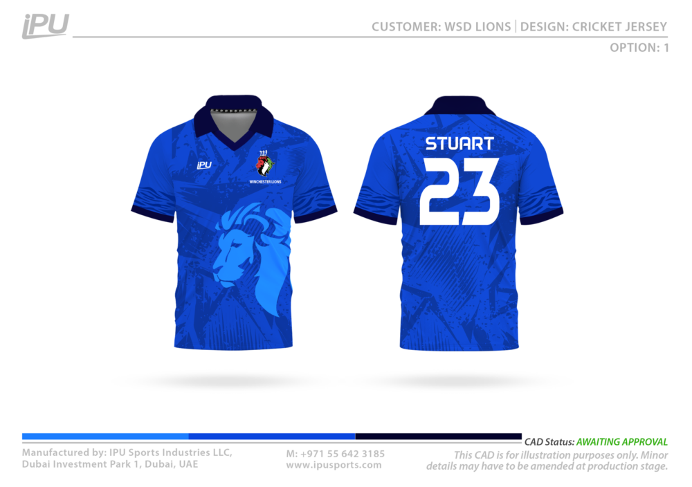 WSD Lions – Cricket Jersey