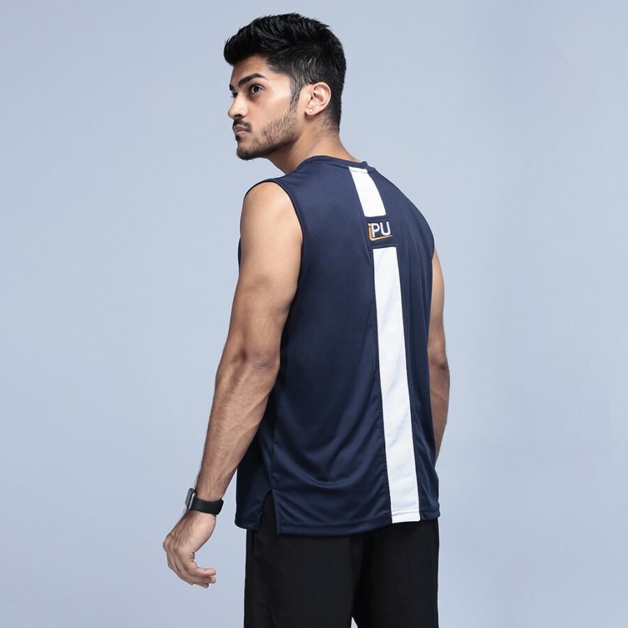 Buy Blue Performance Tank for men online.