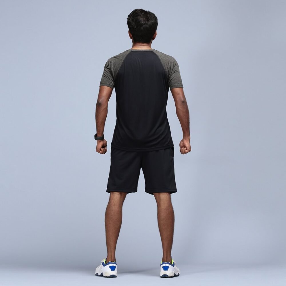 2 Colour Trainfit Tee, Lightweight Breathable Poly Spandex Fabric Blend, Best Activewear