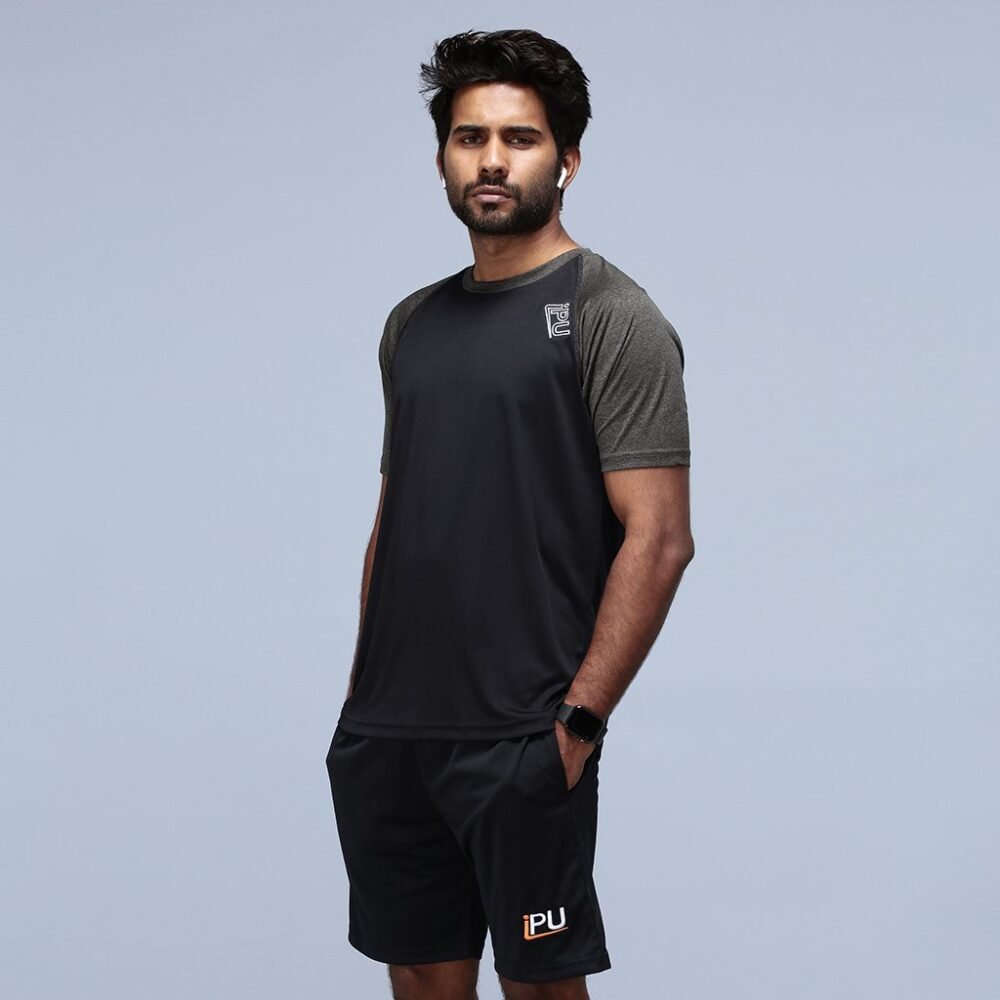 2 Colour Trainfit Tee, Lightweight Breathable Poly Spandex Fabric Blend, Best Activewear
