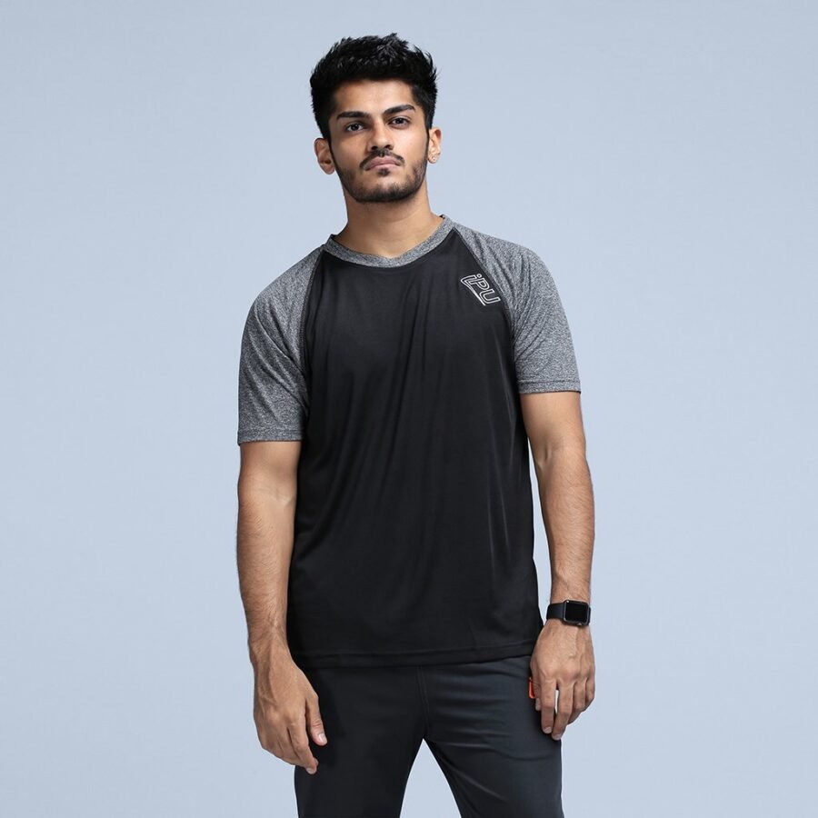 Buy Grey Black Trainfit T Shirt online in Dubai.