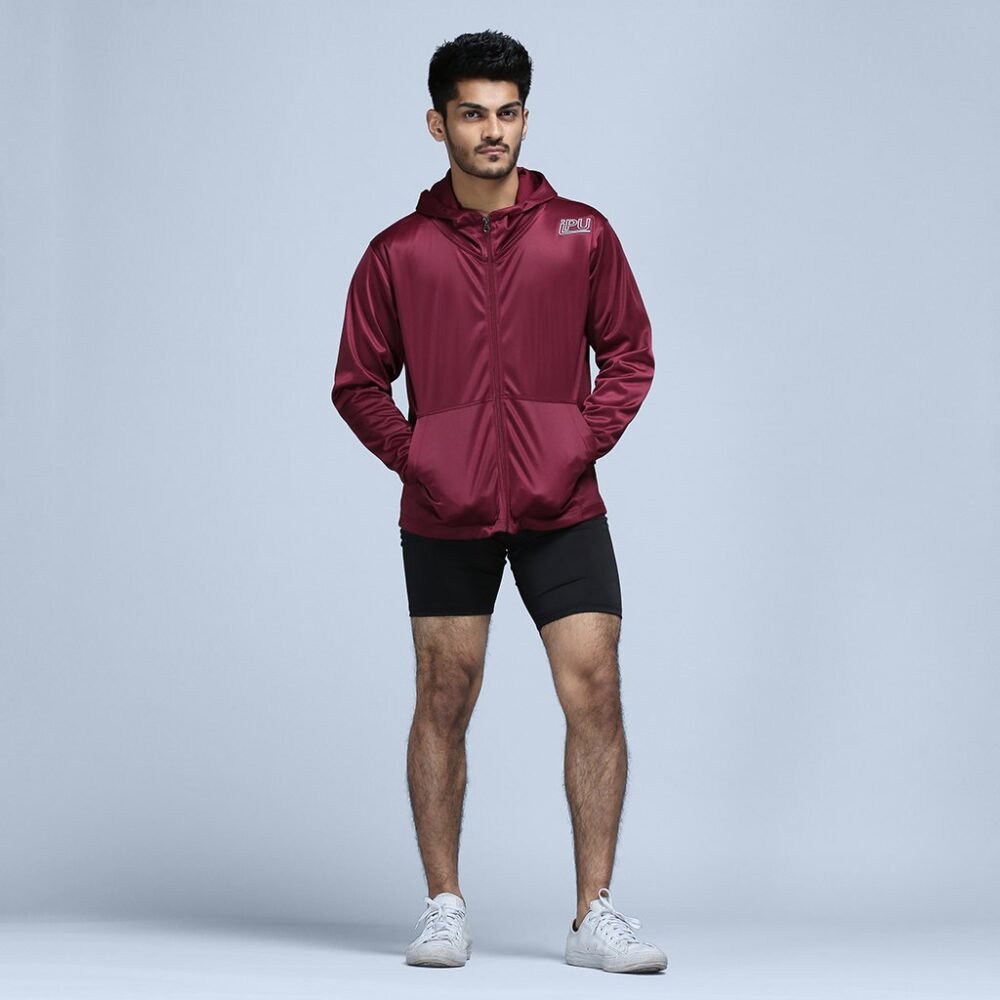 Maroon Performance Hoodie Dubai.