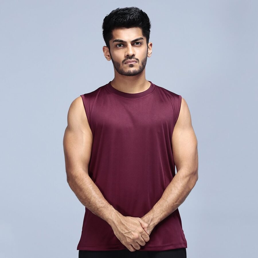 Buy Performance Tank Maroon online.