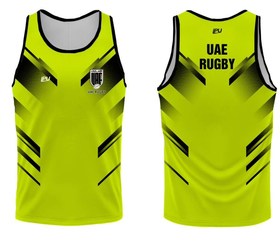 UAE Rugby â€“ Training Vest (Lime).