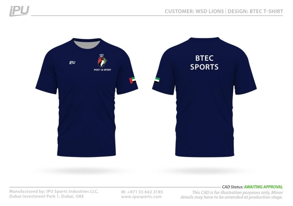 WSD Lions - BTEC Crew neck T-shirt