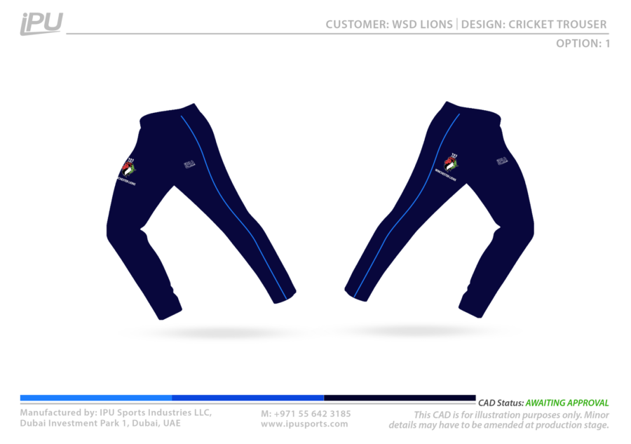 WSD Lions - Cricket Trouser.