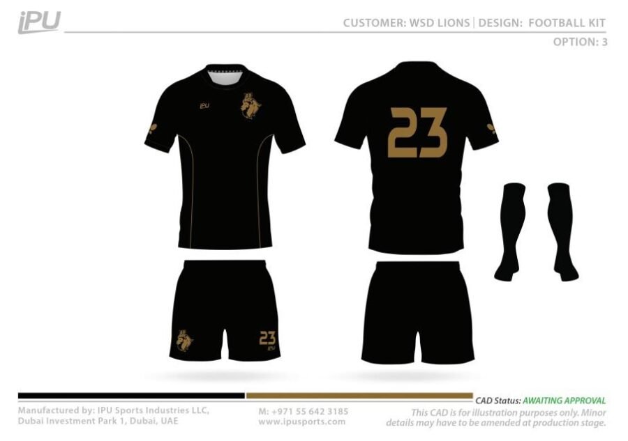 Wsd Lions â€“ Football Kit.